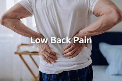 person with low back pain